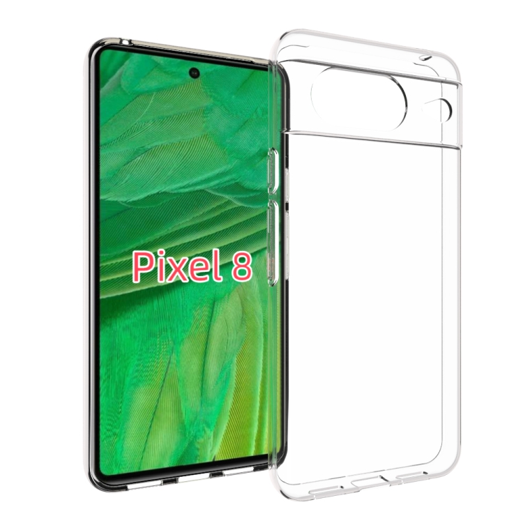 Google Pixel 8 Waterproof Texture TPU Phone Case - Transparent