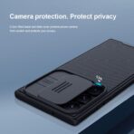 Samsung Galaxy S23 Ultra 5G NILLKIN Black Mirror Pro Series Camshield Phone Case - Black - Product photo 5