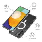 Samsung Galaxy S23+ 5G MagSafe Magnetic Acrylic TPU Phone Case - Transparent