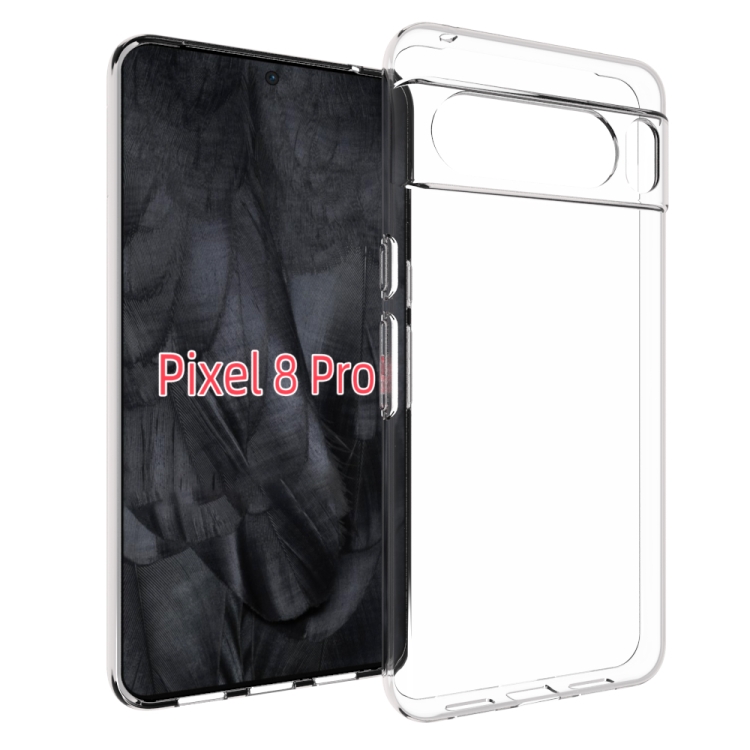 Google Pixel 8 Pro Waterproof Texture TPU Phone Case - Transparent