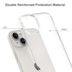 iPhone 15 Plus Scratchproof Acrylic TPU Phone Case - Transparent - Sample product photo 4