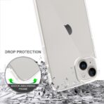 iPhone 15 Plus Scratchproof Acrylic TPU Phone Case - Transparent - Sample product photo 3
