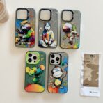 iPhone 14 Animal Pattern Oil Painting Series PC + TPU Phone Case.7