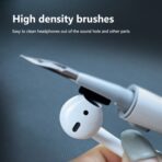 Q5 Bluetooth Earphone Telescopic Cleaning Pen Brush - White